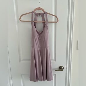 HALARA Cut Out Twisted Side Pocket 2-in-1 Barre Ballet Dance Dress